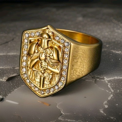 Goldfarbener templer schwert - goldfarbener, templer-schwert