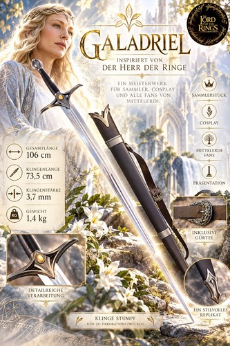 Neu herr der ringe galadriel - neu,